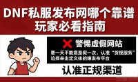 DNF私服发布网哪个靠谱 玩家必看指南