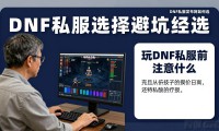 DNF私服发布网如何选 老玩家分享避坑经验