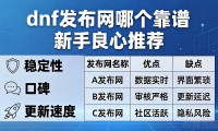 dnf发布网哪个靠谱 新手良心推荐